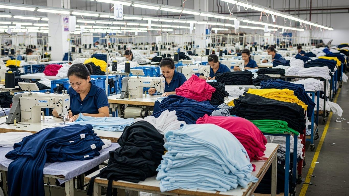 Швейное производство эконом класса текстильных изделий