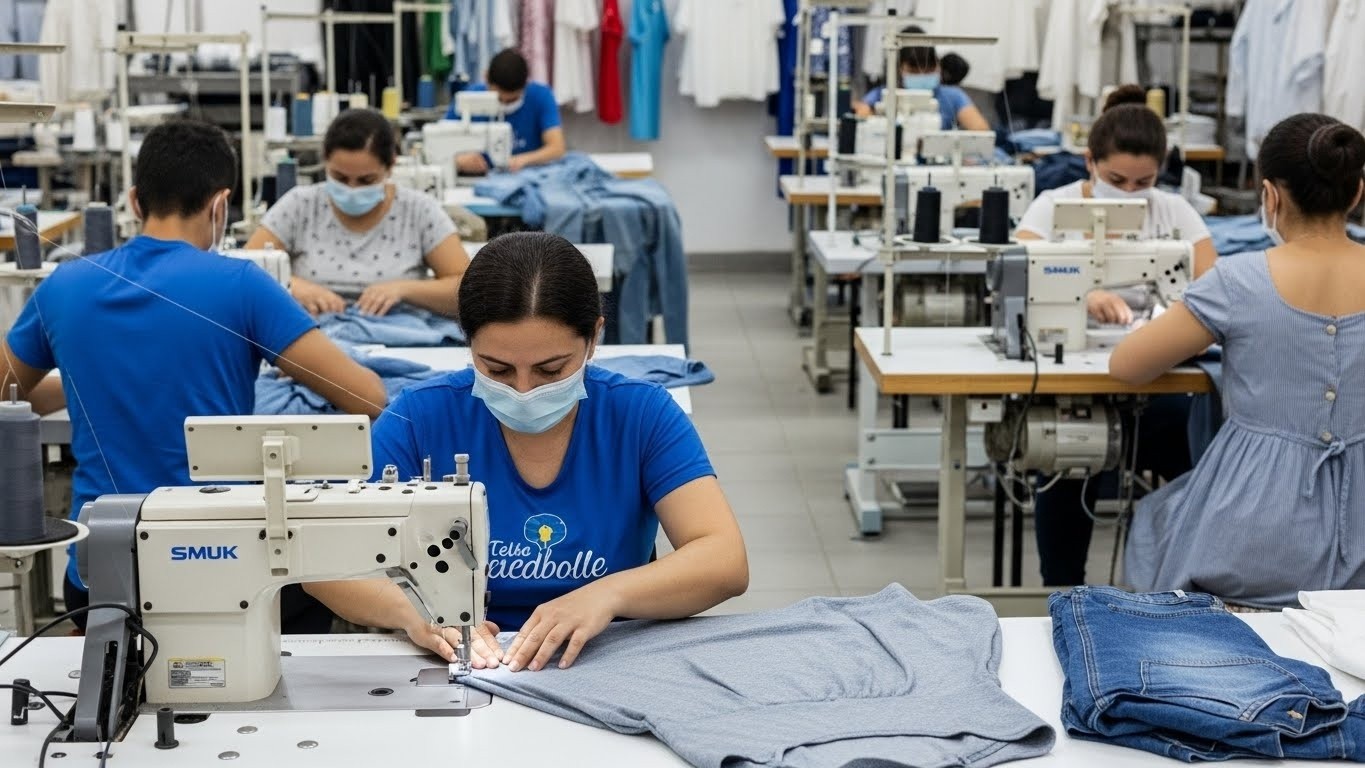 Швейное производство стандартного класса одежды