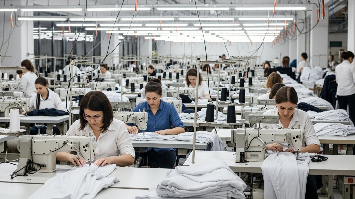 Швейное производство стандартного класса одежды