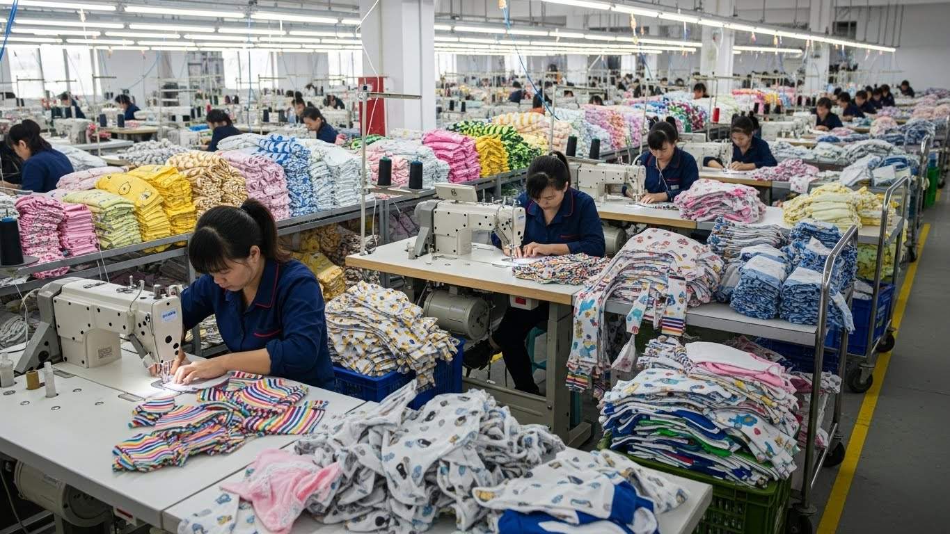 Швейная фабрика серийного пошива одежды для детей