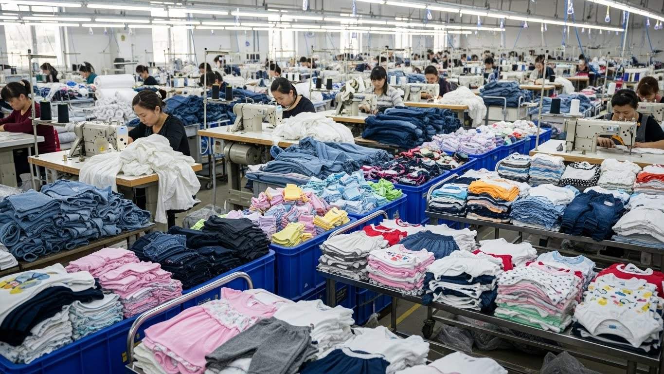 Серийный пошив детской одежды