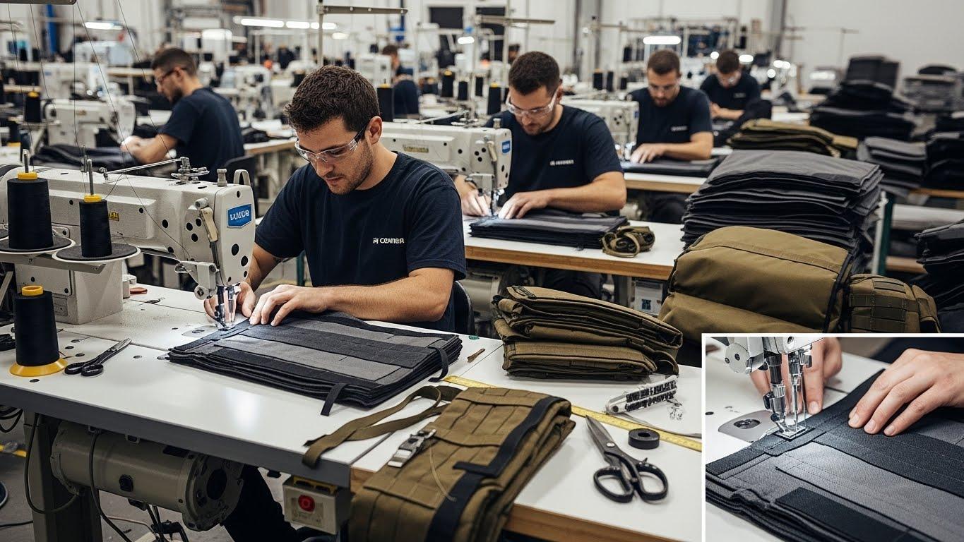 Швейное производство из плотных технических тканей