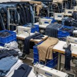 Швейное производство среднего класса рабочей одежды