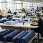 Швейное производство среднего класса корпоративной одежды