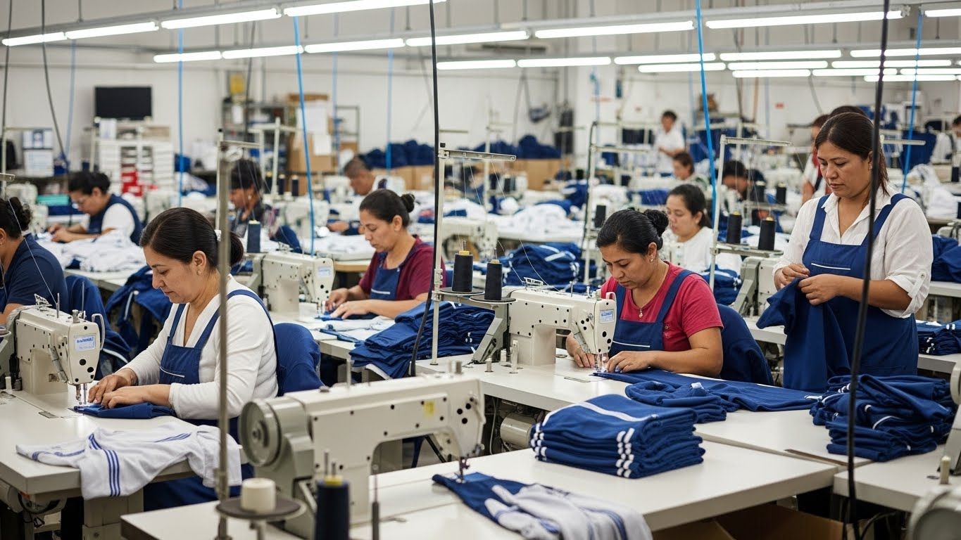 Швейное производство среднего класса промо одежды