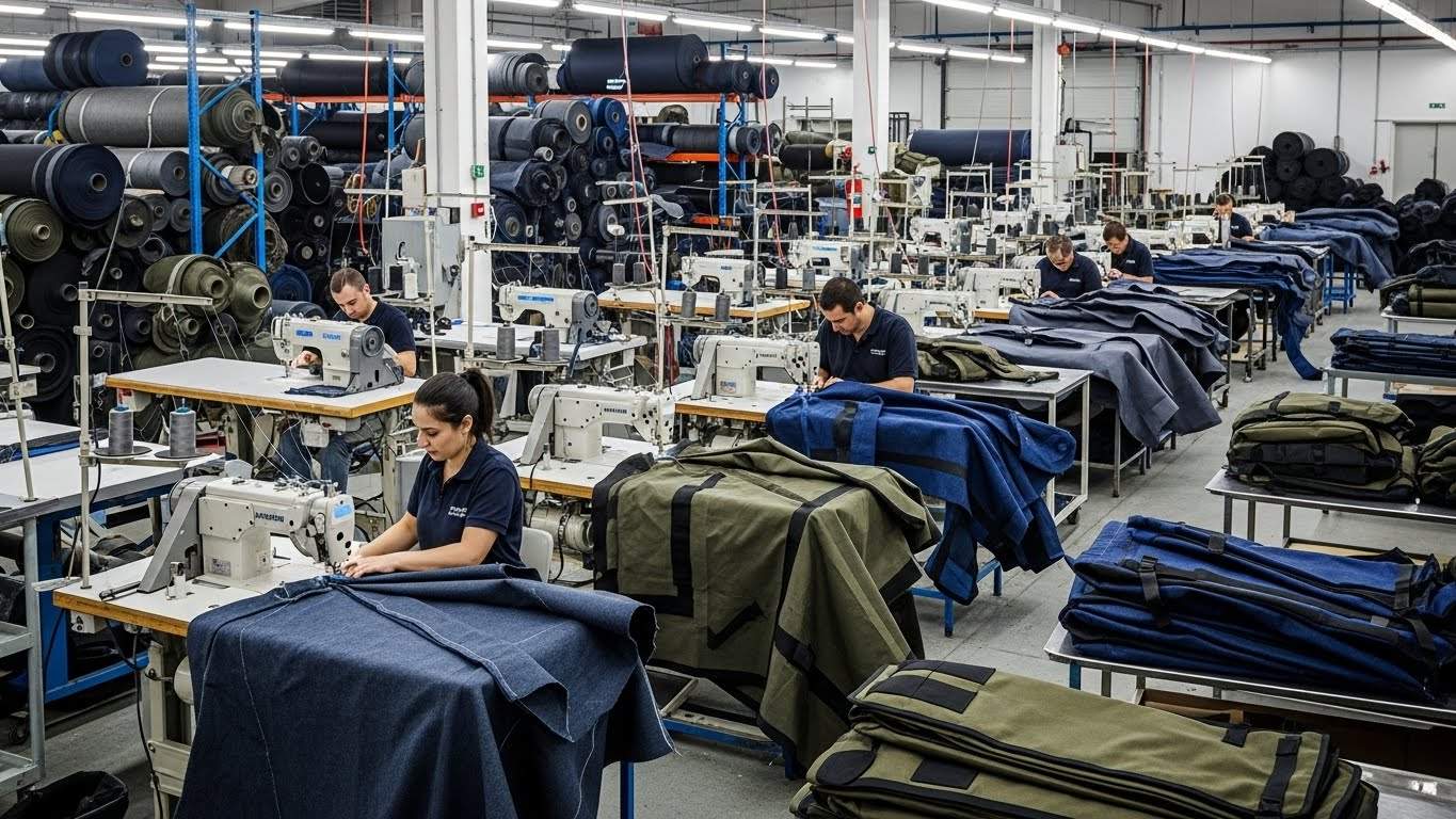 Пошив одежды из плотных технических тканей Швейное производство из плотных технических тканей