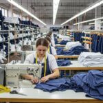 Швейное производство среднего класса униформы