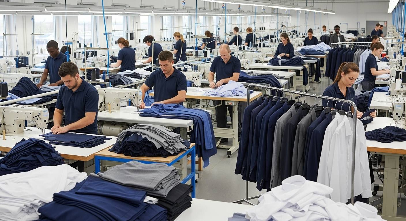 Швейная фабрика пошива по техническому заданию корпоративной одежды