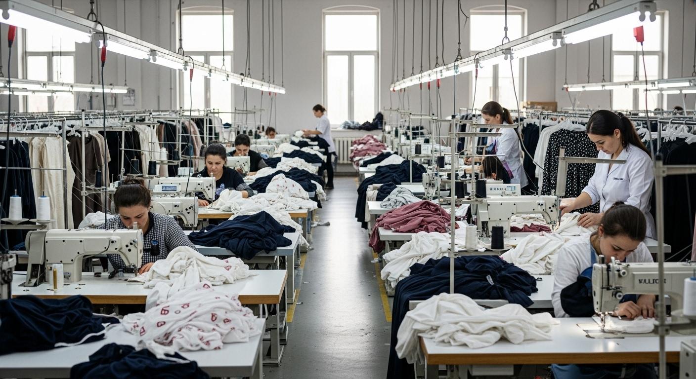 Швейная фабрика пошива с брендированием одежды для женщин