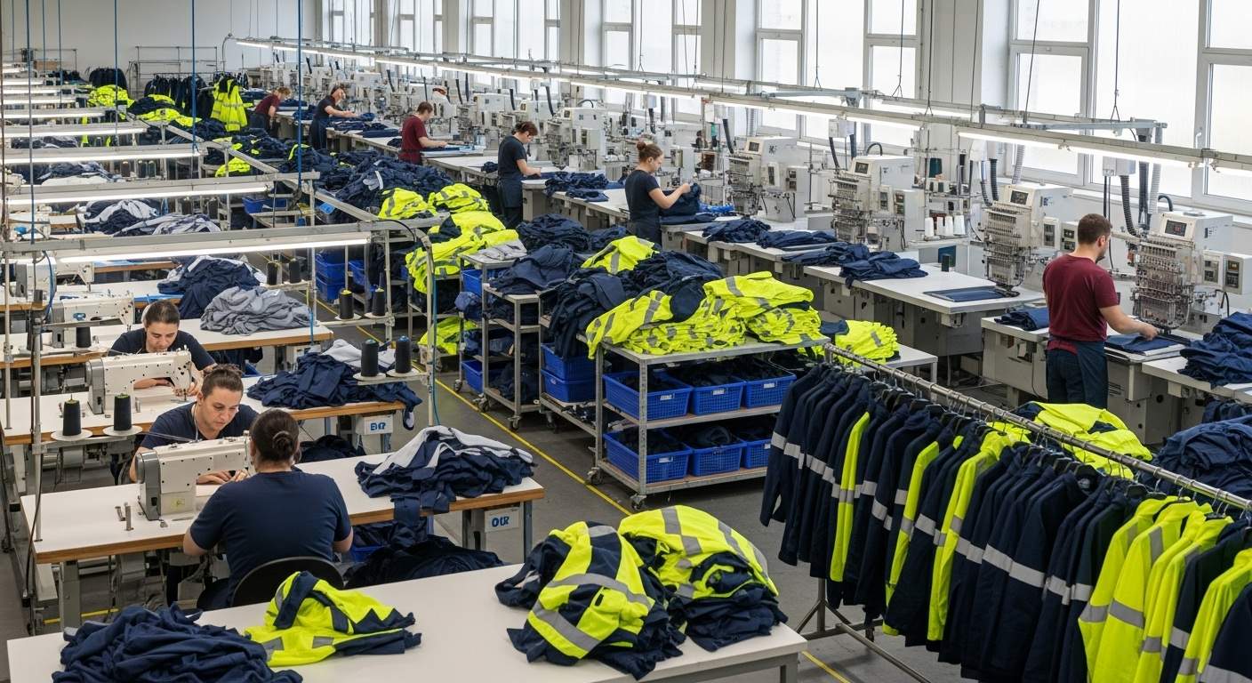 Швейная фабрика пошива с брендированием спецодежды