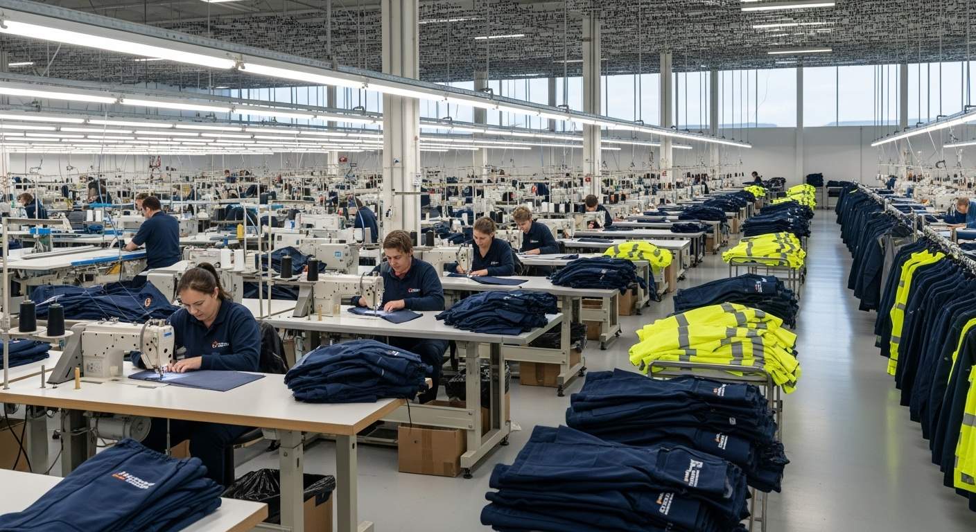 Пошив спецодежды с логотипом для сотрудников Пошив спецодежды с брендированием