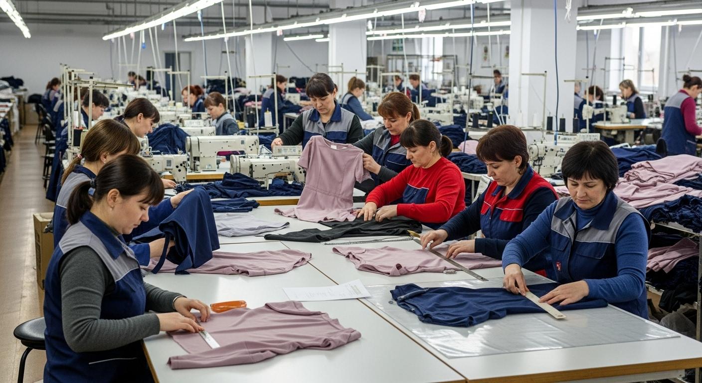 Швейная фабрика: контроль качества женской одежды Контроль качества женской одежды на фабрике