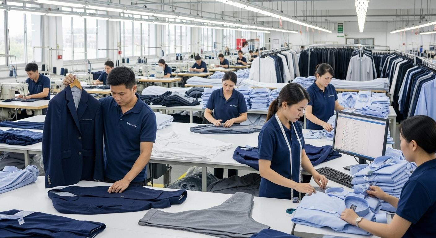 Швейная фабрика пошива с контролем качества корпоративной одежды