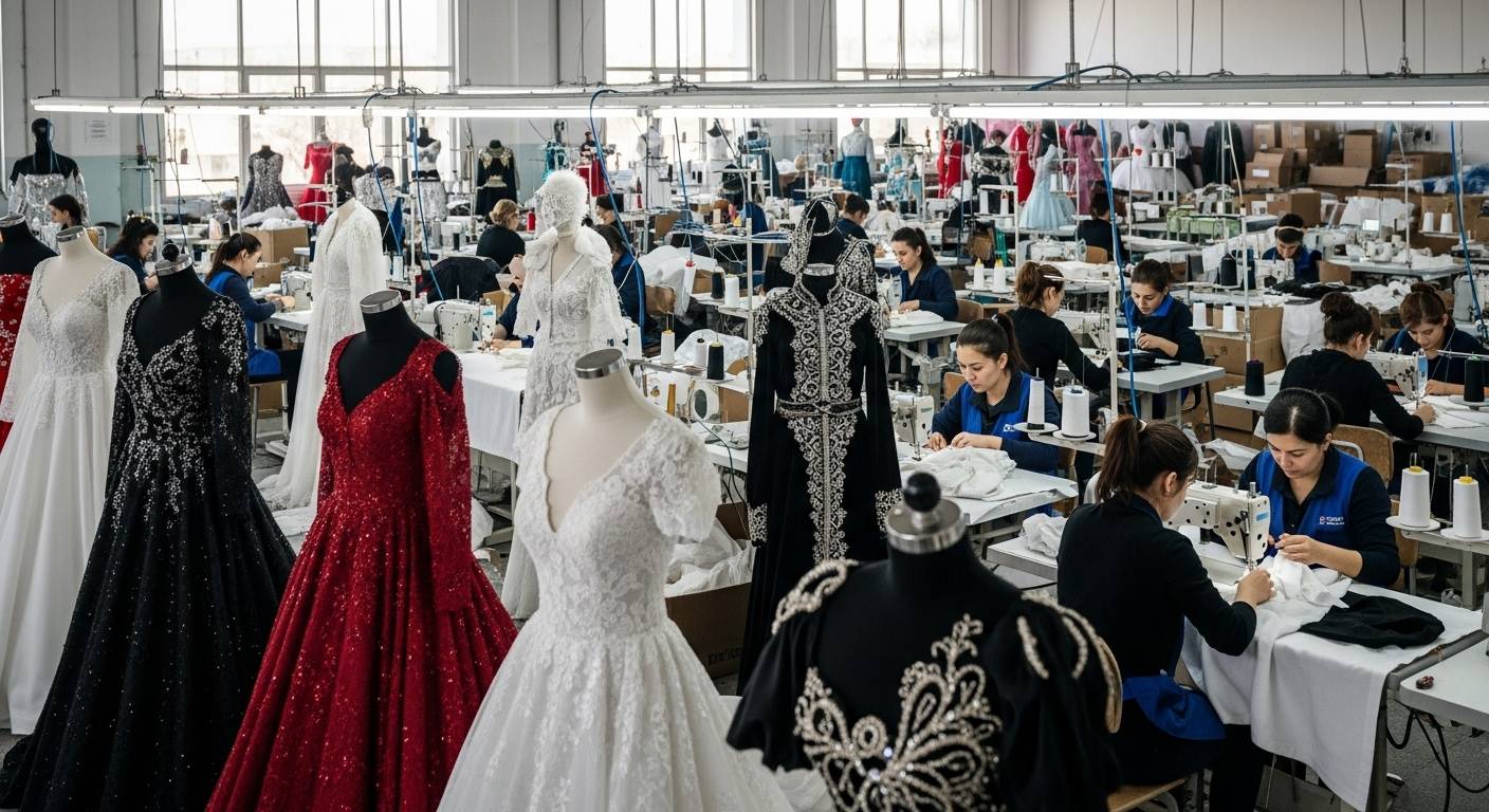 Фабричная торжественная одежда