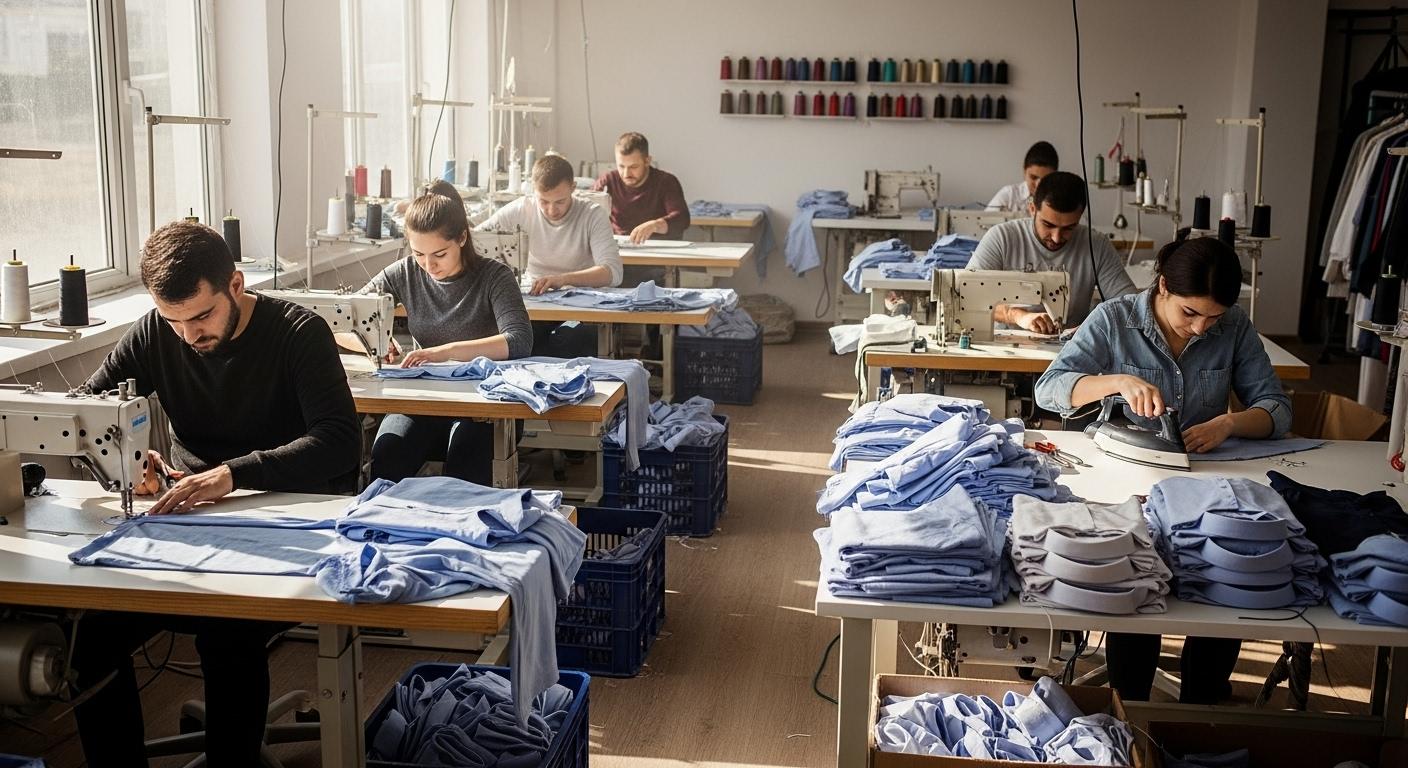 Пошив одежды средними партиями Пошив одежды средними партиями