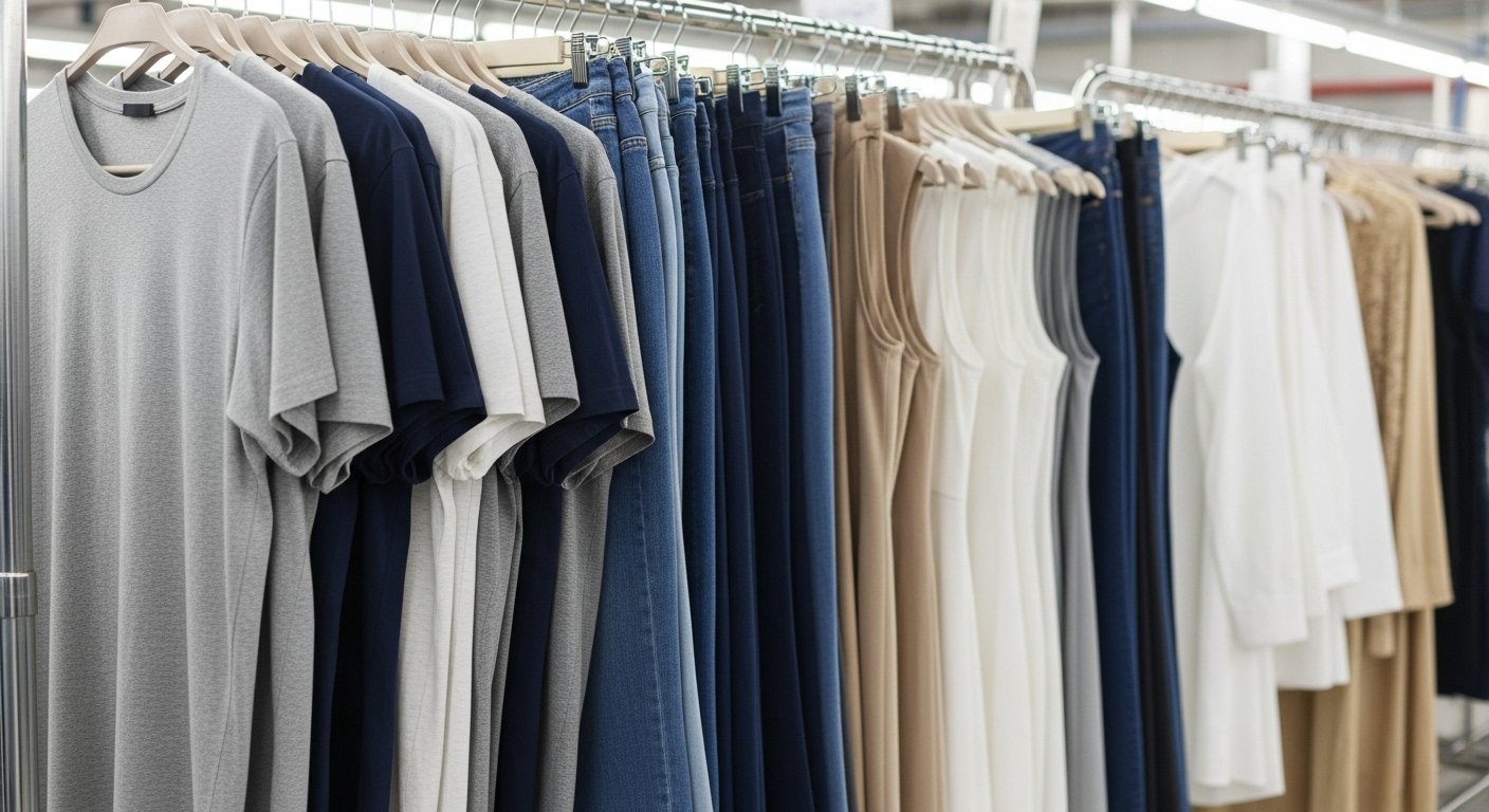 Пошив одежды фабричного производства стандартного качества