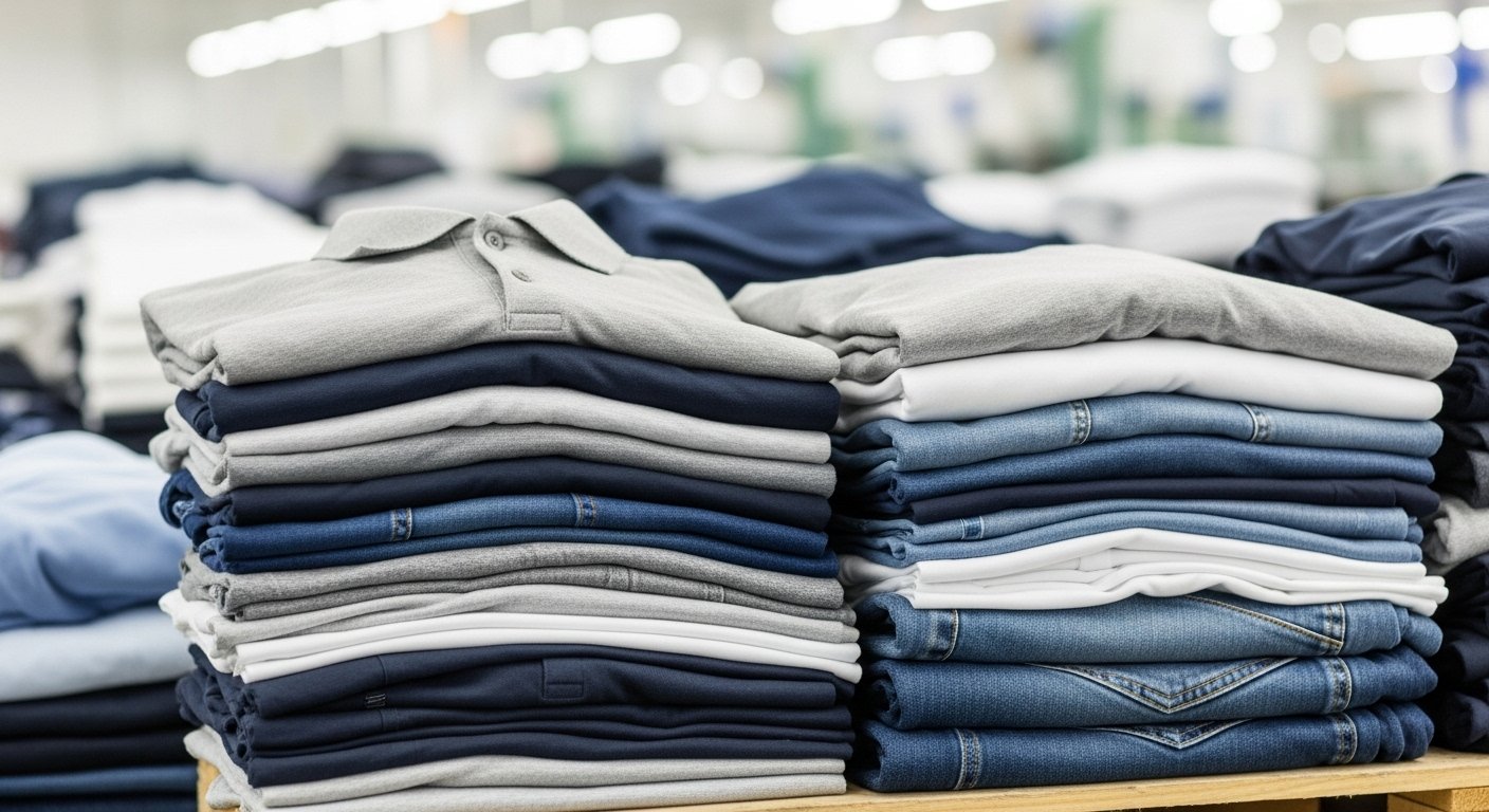 Фабричная одежда стандартного качества