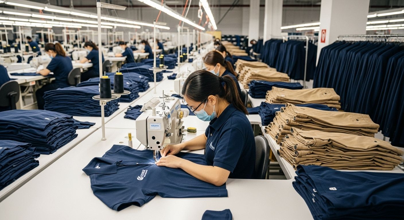 Фабричная корпоративная одежда