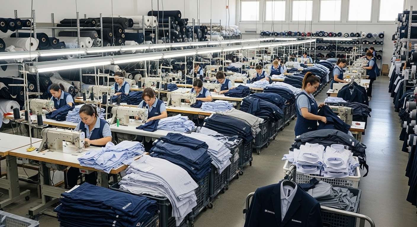 Швейная фабрика швейного производства корпоративной одежды