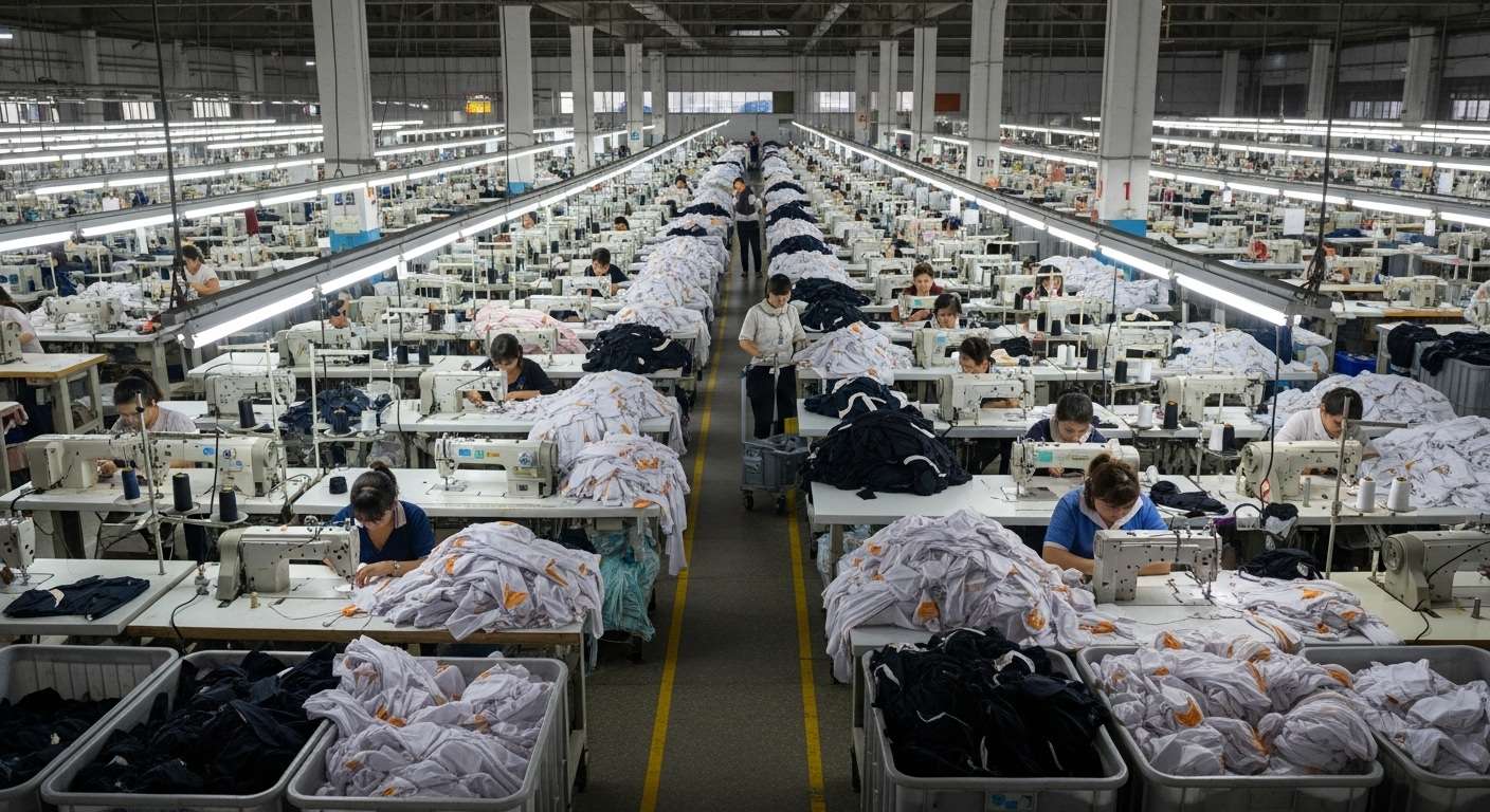 Пошив одежды крупными партиями