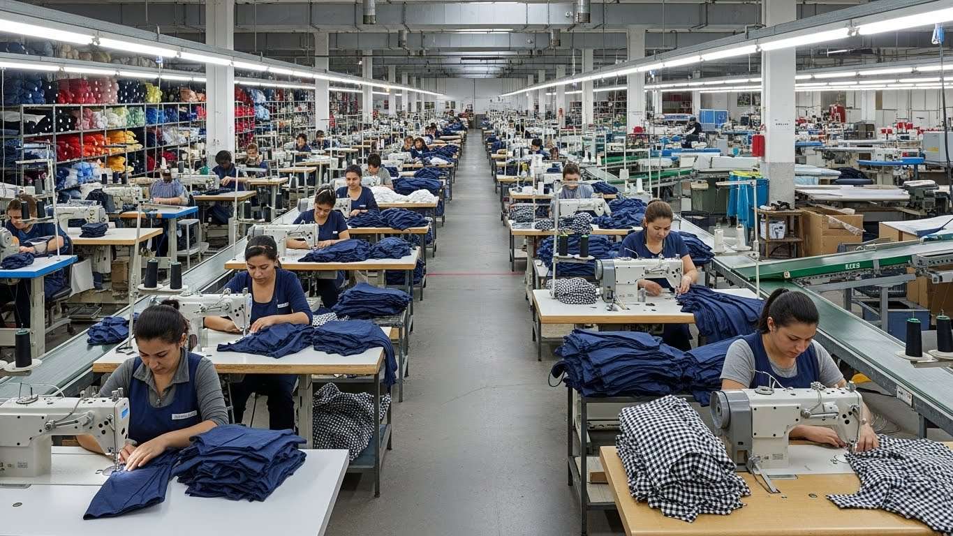 Швейная фабрика крупносерийного производства
