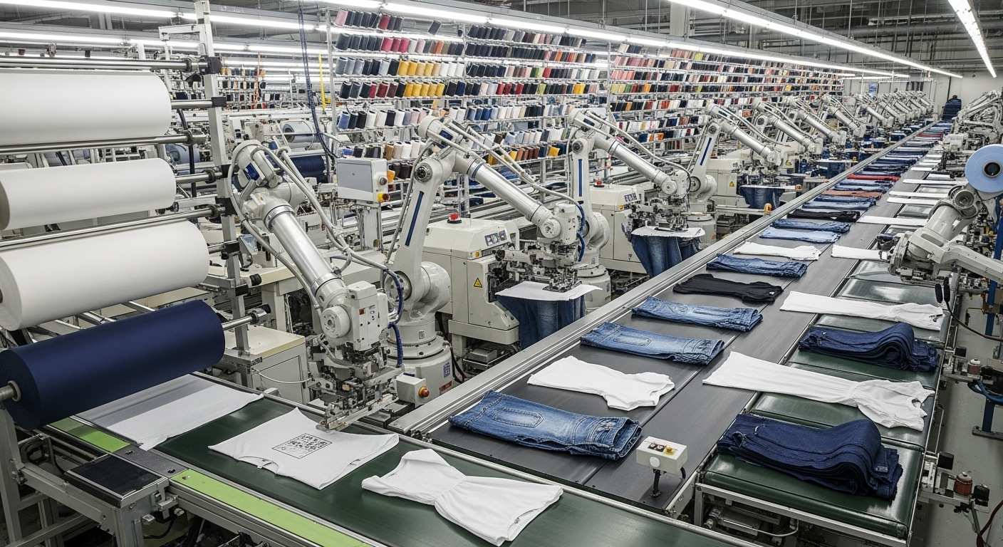 Автоматизированное производство одежды для повседневной носки