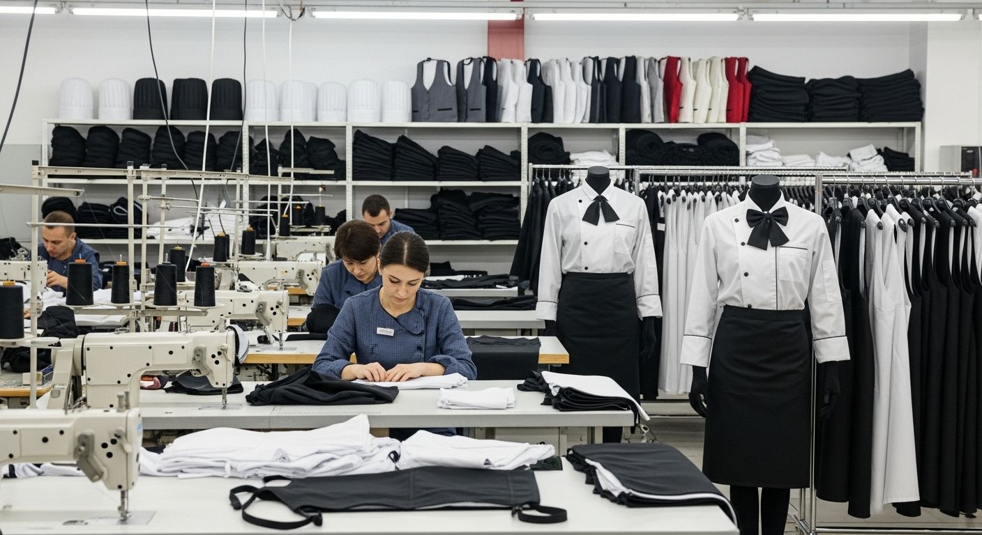 Швейная фабрика контрактного производства одежды для ресторанного бизнеса
