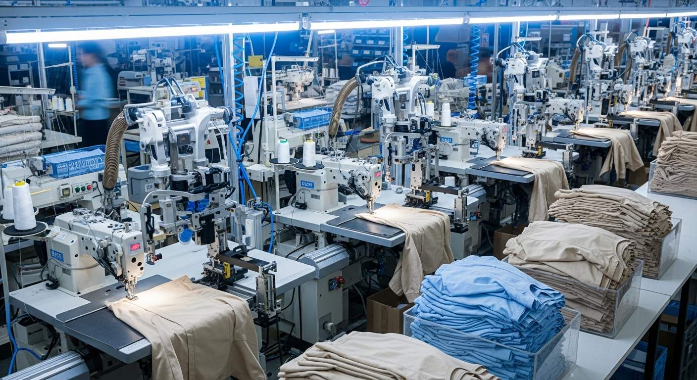 Автоматизированное производство стандартной одежды