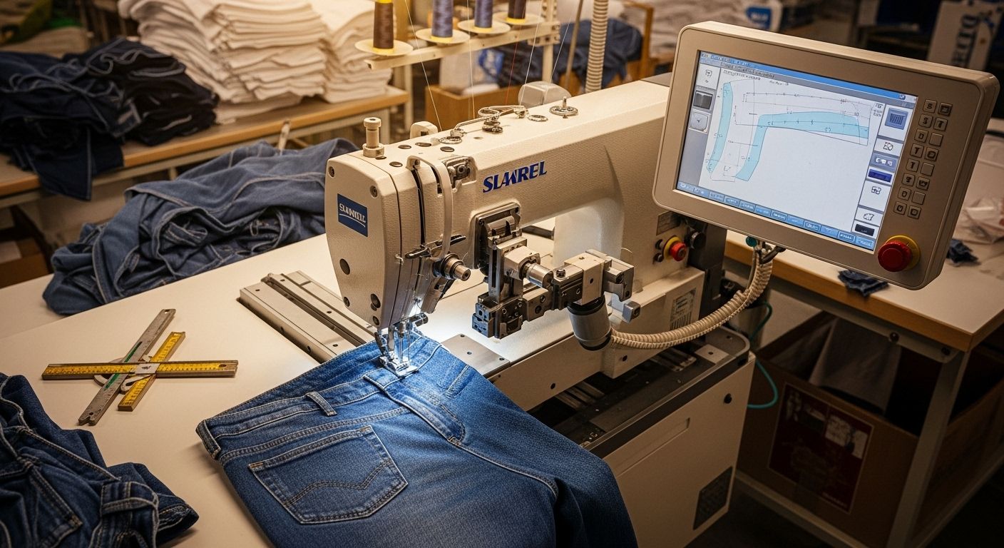 Пошив одежды автоматизированного производства с типовым дизайном