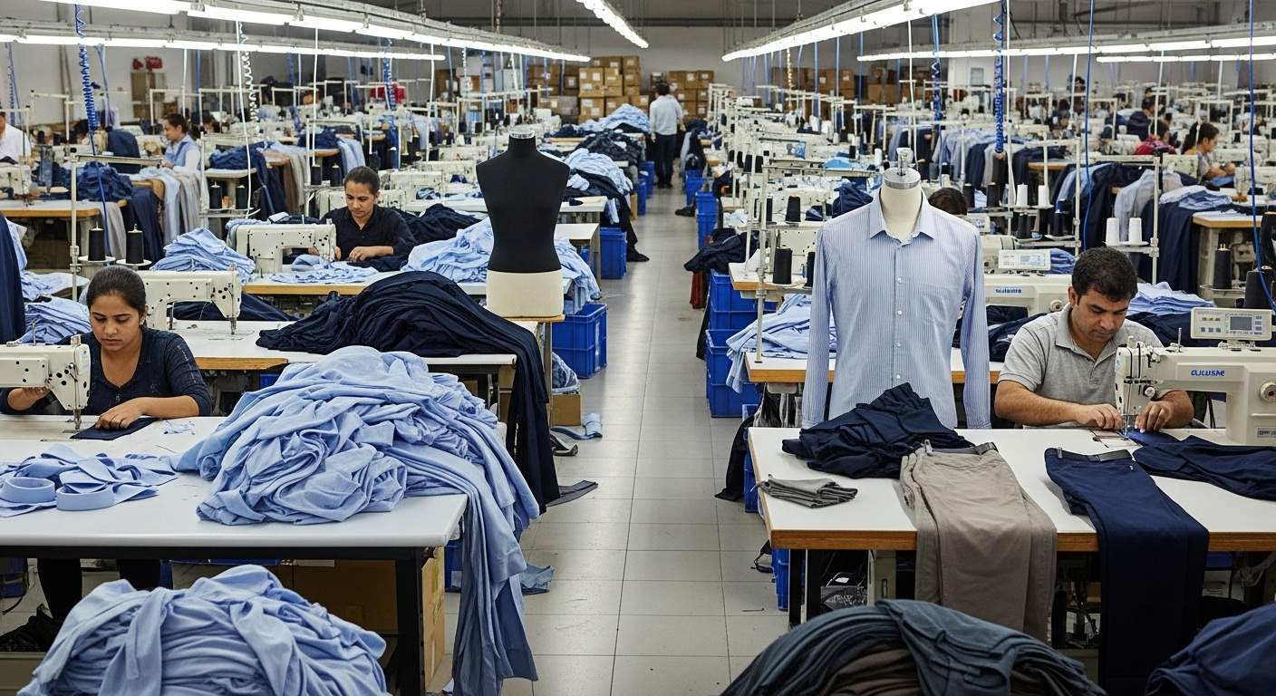 Производственный аутсорсинг для мужской одежды