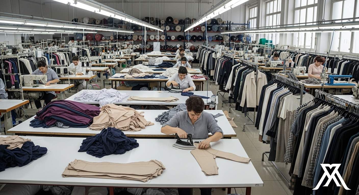 Швейная фабрика производства одежды под брендом сезонной коллекции