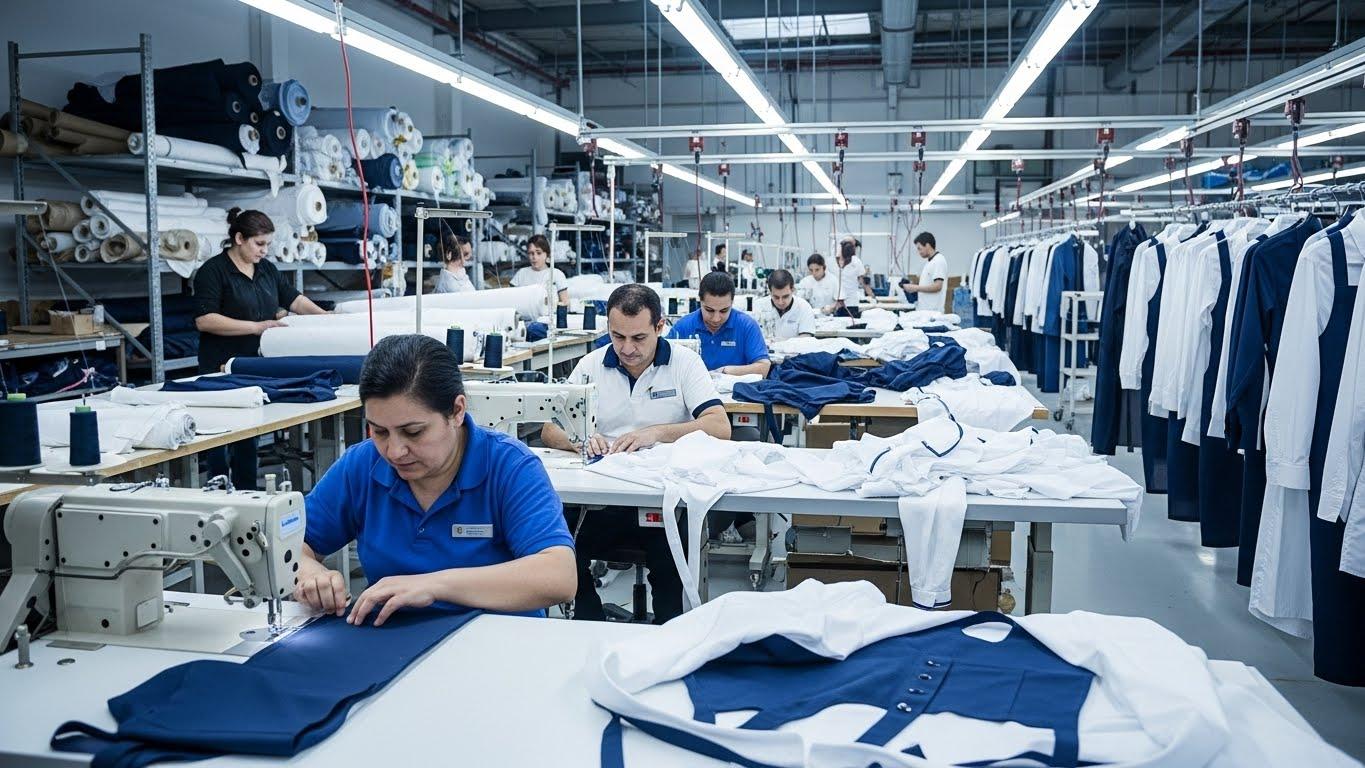 Швейное производство униформы Производство униформы для сферы услуг