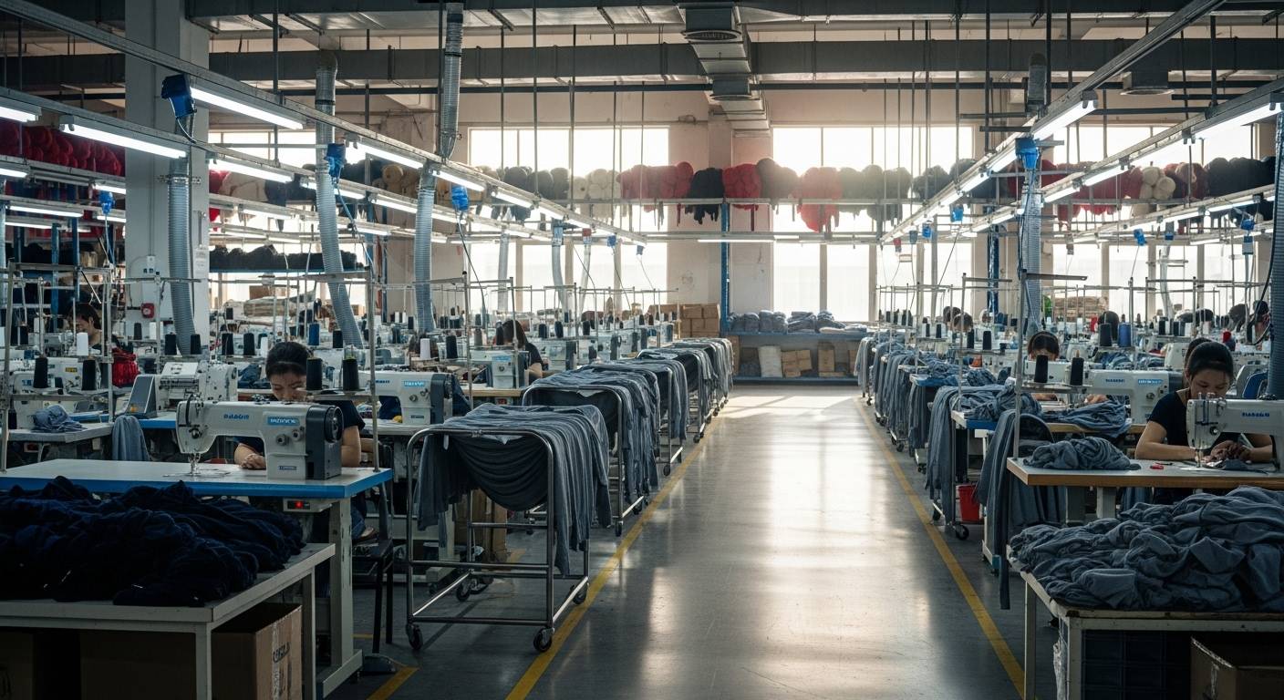 Швейная фабрика промышленного производства трикотажной одежды