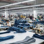 Швейная фабрика промышленного производства повседневной одежды