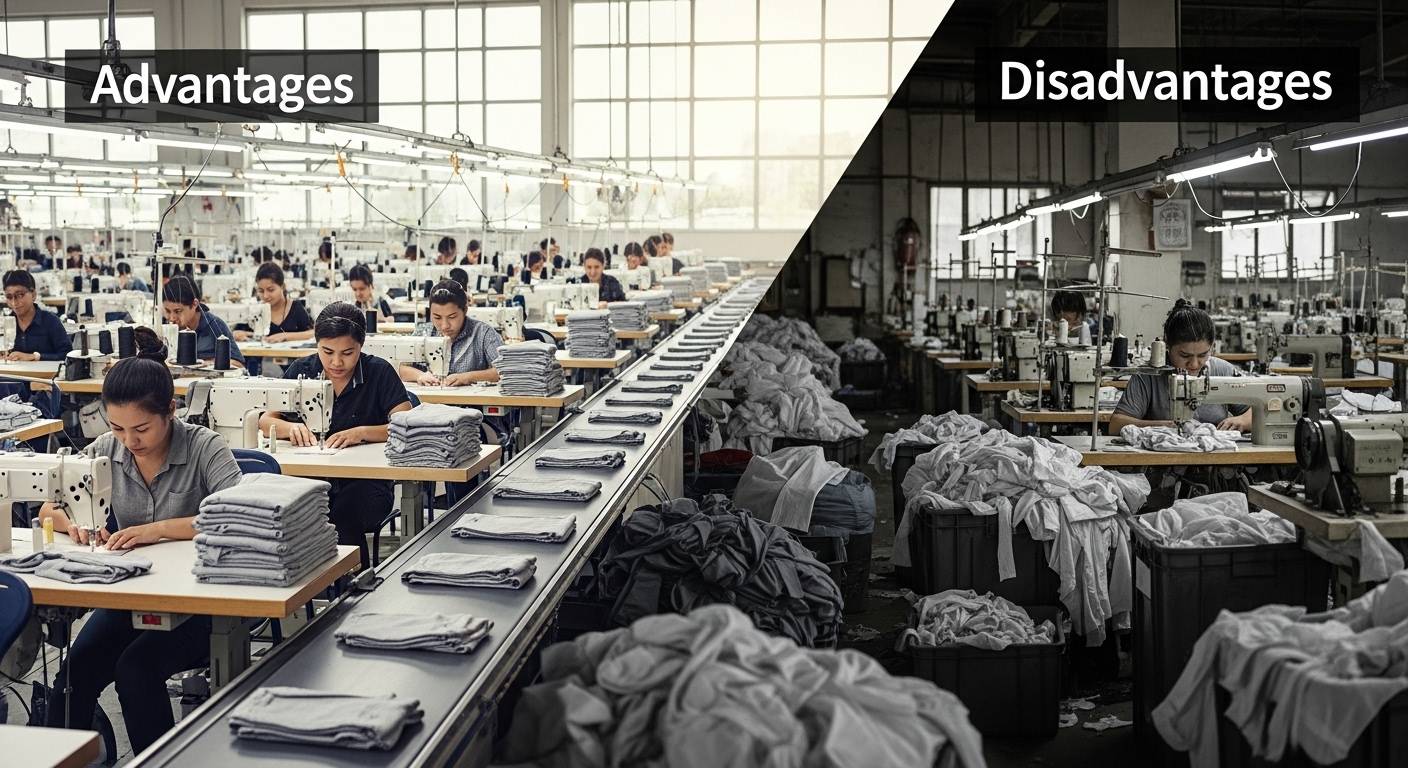 Массовое производство в швейной индустрии