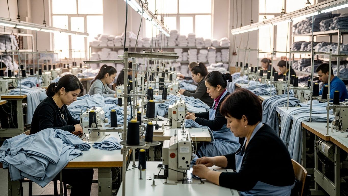 Производство качественной одежды среднего класса Швейная фабрика среднего класса