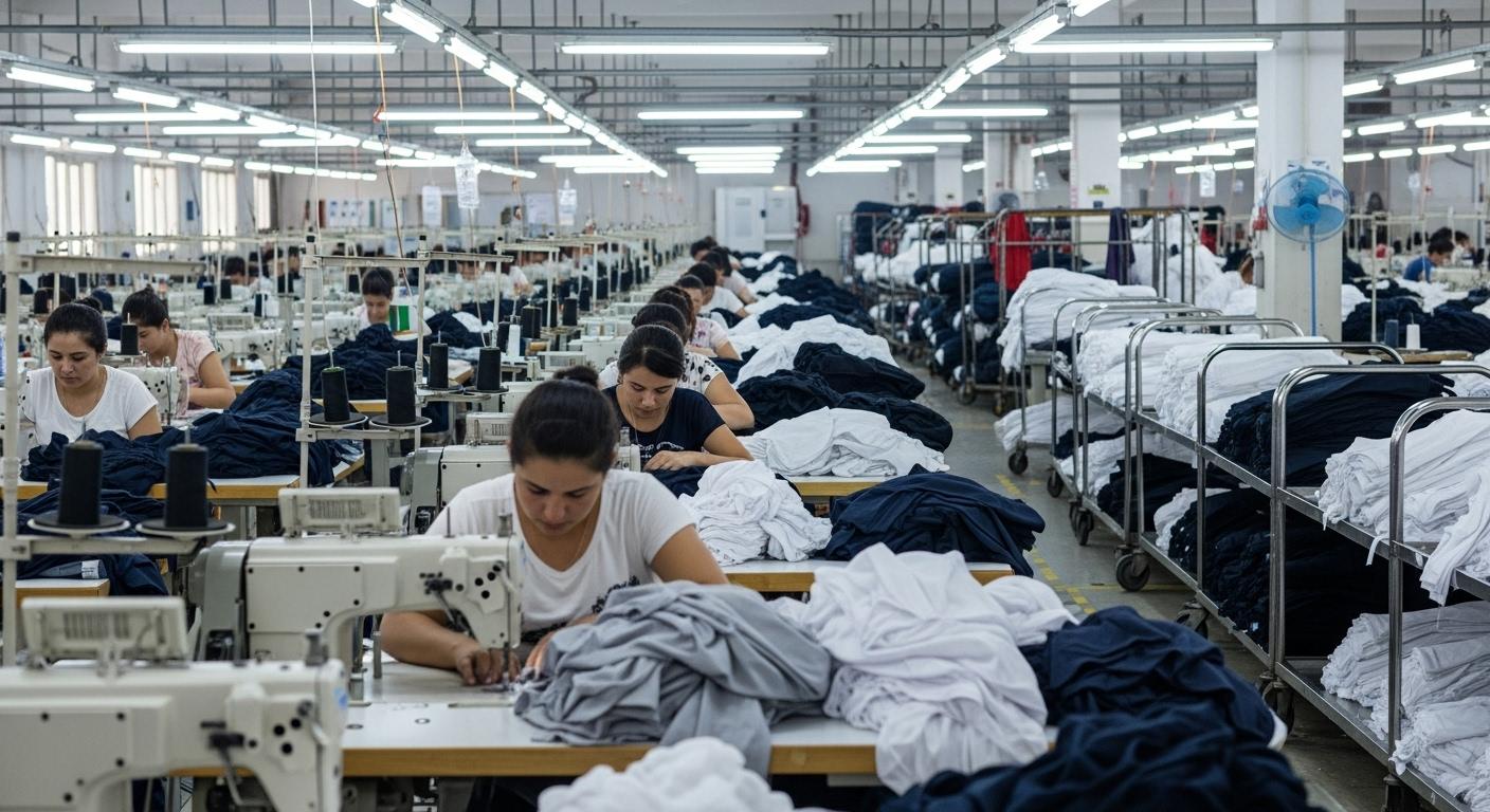 Пошив одежды по масштабу производства